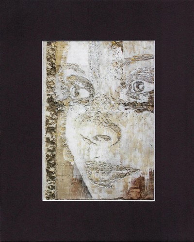 8x10 matted print street art - street,