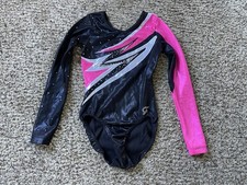 Womens GK Gymnastics Leotard Leo Long Sleeve AS Adult Small