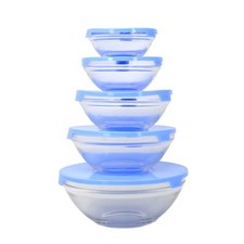 Glass Bowls Set 5-Piece with