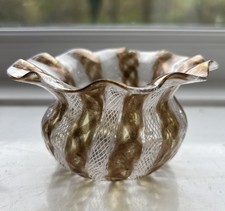 Murano Lattice  Glass Copper &