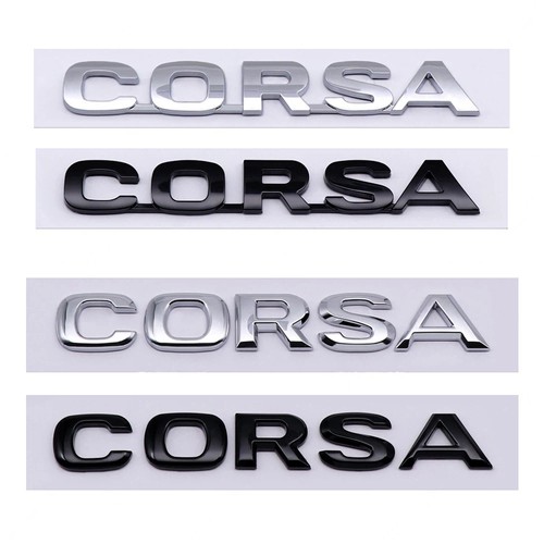 Corsa abs car badge sticker - abs,
