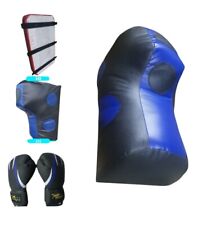 Boxing Punch Bag MMA Training Wall Iron Bracket Focus Pad Strike Kick Pad Gloves