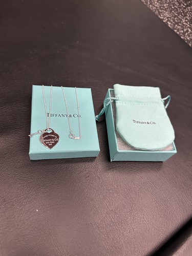 Tiffany heart tag with - with, key