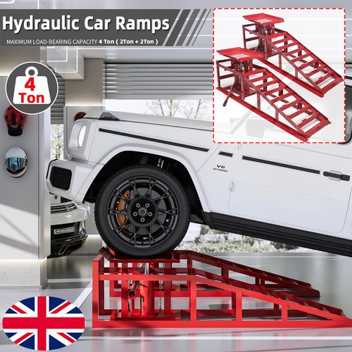 Ton hydraulic car ramps - 4,