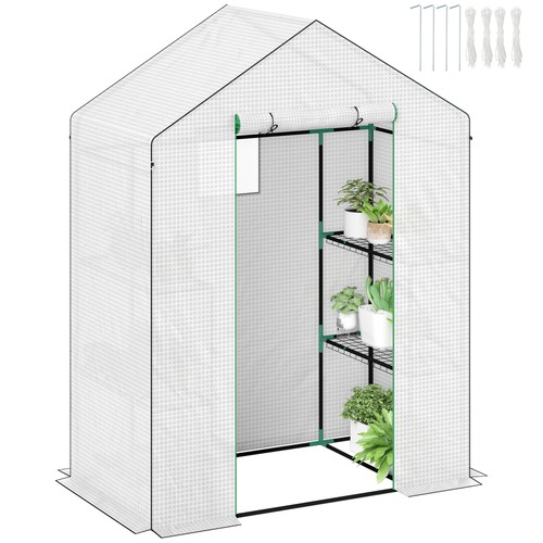 Outsunny 143 74cm walk in - outsunny, walk-in