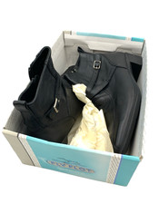 Ladies Fly Flot Black Side Zip Ankle Bookts Size 41 / UK 8.5   L13