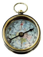 Compass with Ring Made of Brass 5,5 CM Sea-Club