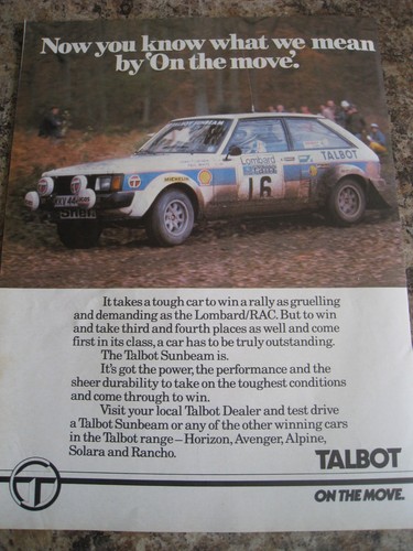 Talbot the move lombard rac - talbot, on