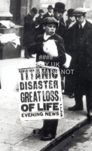 1912 rms titanic newspaper - titanic,