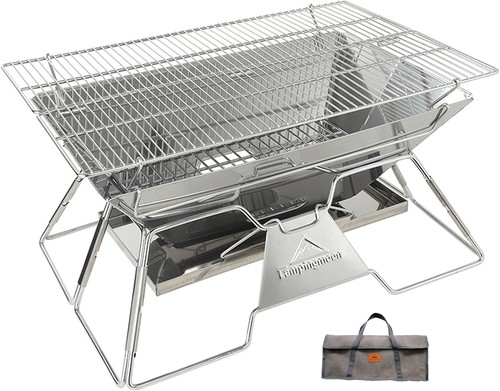 Campingmoon portable fire pit - fire,