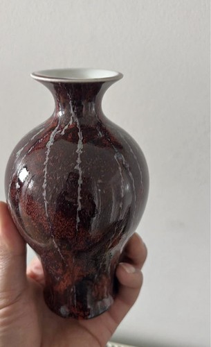Chinese oxblood flambe glazed - flambe,