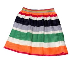 Catimini Girl's Pleated Striped Skirt Size 10