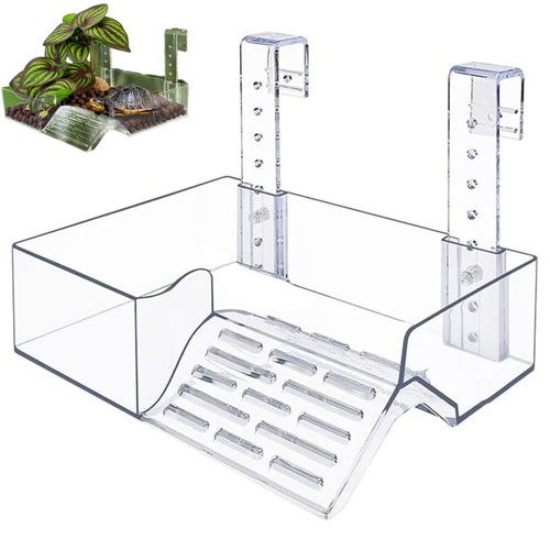 Fish tank platform turtle - fish,
