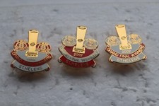 Three St Helens Rugby League Club enamel pin badges 2002 Grand Final Winners