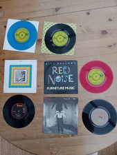 Bill Nelson 7" SINGLE VINYL RECORDS X 5