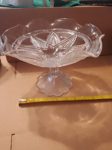 Vintage lead crystal - vintage, pedestal