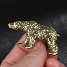 Mini Brass Copper Metal Bear