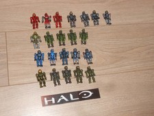 HALO Spartans UNSC x 22, Inc Grenadier, Hazop ect-Mega Bloks Joblot Halo Bundle