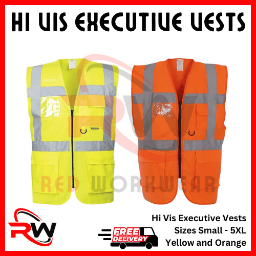 Vis executive vest yellow - hi,