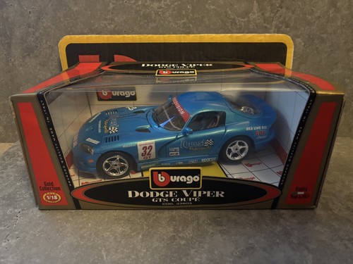Burago dodge viper gts - dodge, coupe