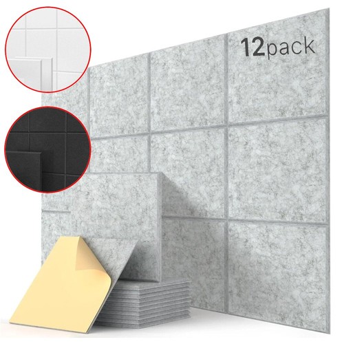 12x acoustic wall panel - acoustic, tiles