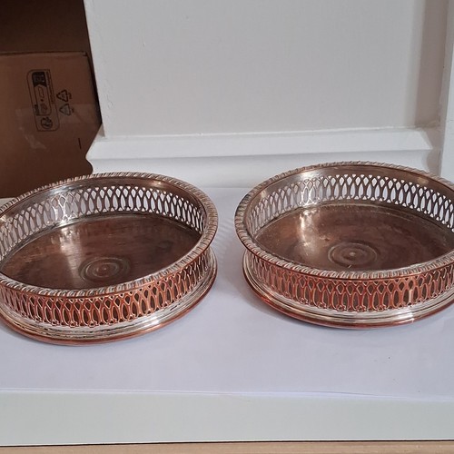 Antique pair silver plated - silver,
