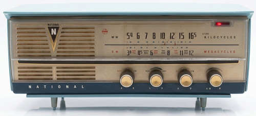 National vintage radio - national,