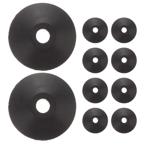 10pcs durable black rubber - 10pcs,