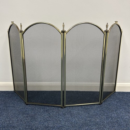 Brass folding mesh - brass,