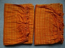 Curtains - Orange - Vintage