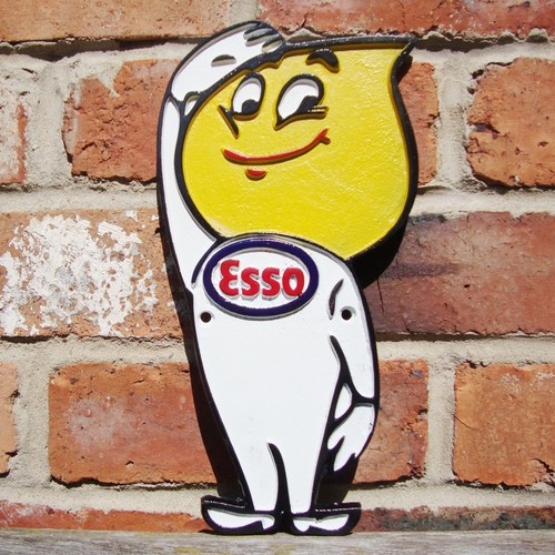 Esso cast sign - esso,