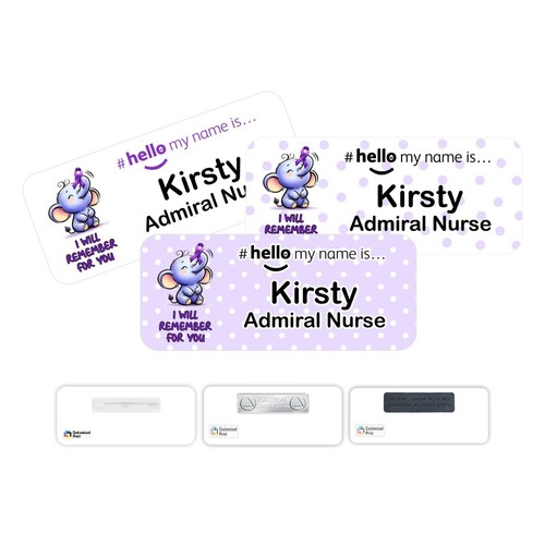 Hello name badge - is,