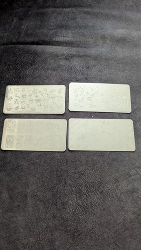 Set nail stamping plates - stamping,