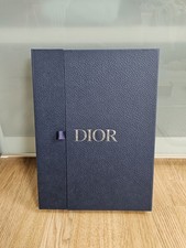 Dior Large Flat Embossed Navy