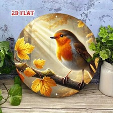 Cute Robin Garden Plaque Wall