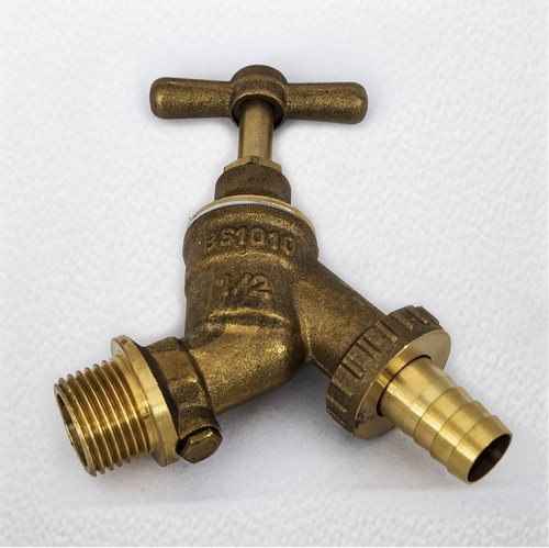 Inch hose union - inch, bib