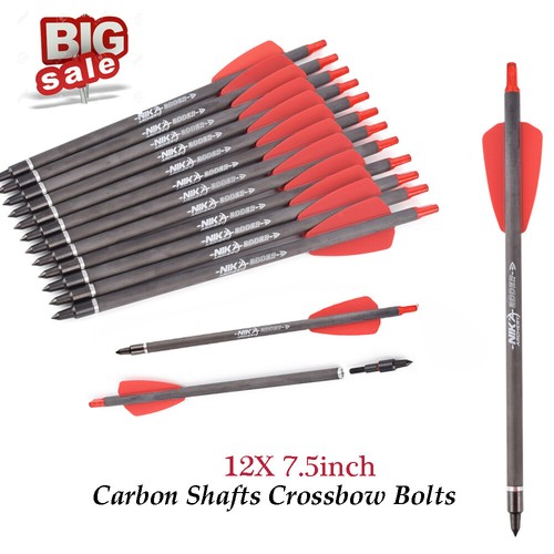 12x crossbow bolts carbon - bolts,