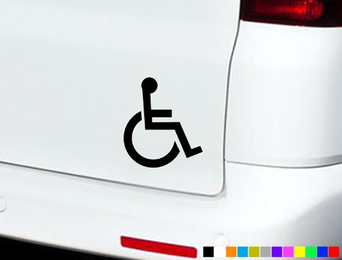 Disabled car stickers - car,