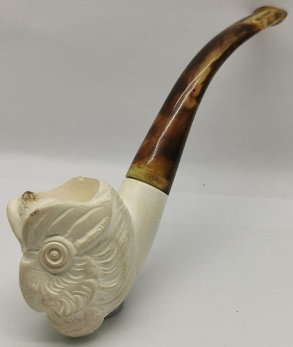 Vtg tawny owl - bird, carved