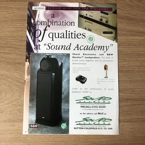 Hifis60 magazine advert - hifis60, 11x8