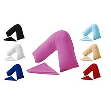 1-2 Pack 100% Egyptian Cotton V-Shaped Pillow Case Pregnancy Neck Pillow Cover