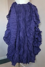 Women's 25 Yard Tribal ATS Belly Dance 100% Cotton Purple Skirts 35 Inches