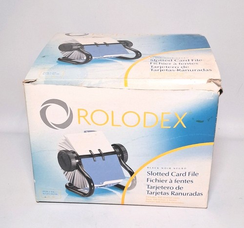 Rolodex 400 slotted card - rolodex,