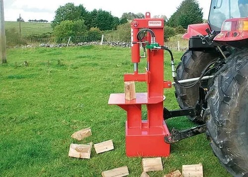 Tractor mounted log splitter - mounted,