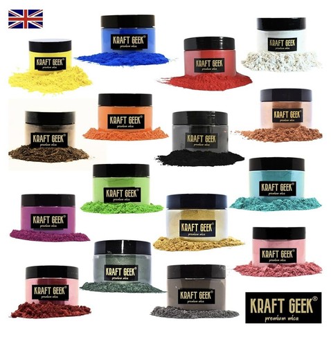 Mica powder large 50g kraft - powder,