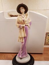 Leonardo Collection Lady Figurine Signed By Annie Rowe H12" X W5" Vgc