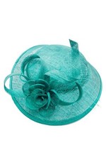 Clearance Low Price Lady Flower Fascinator Sinamay Wedding Royal Ascot Occasion