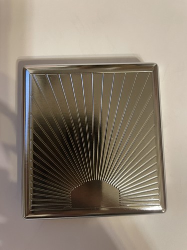 Art deco silver sunbeam clip - silver,