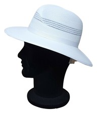 REO Headwear Hat Mens Sports Umpire Cricket Summer Hat White S - XL Green Under