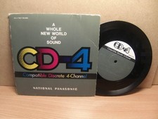 CD-4 – Compatible Discrete 4-Channel c1970 Japan 7” National Panasonic MA 4007